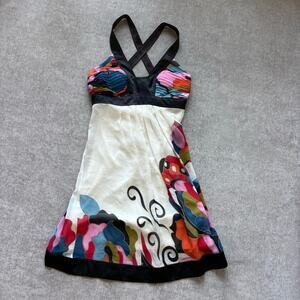 Sue Wong Strappy Silk Dress